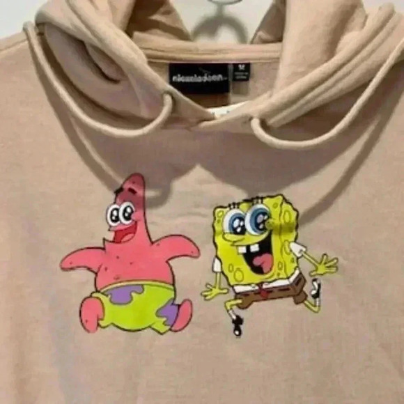 NEW Nickelodeon Sponge Bob Square Pants Hoodie Adult Size Medium NWT - Picture 7 of 9